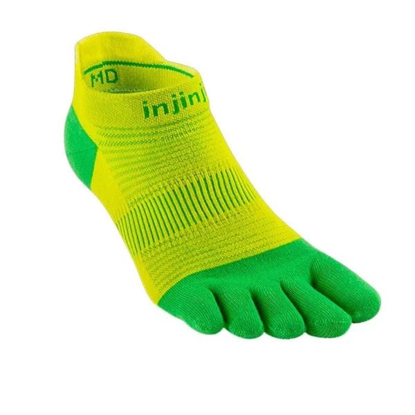 Tất xỏ ngón chạy bộ Injinji RUN Lightweight No Show - Clover