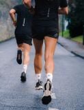  Tất Chạy Bộ Compresspot Pro Racing Socks v4.0 Ultralight Run High - WHITE/Black 