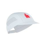  Mũ Chạy Bộ Compressport Pro Racing Cap IRONMAN 2026 - White/Neon Red 