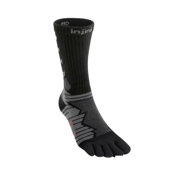 Tất xỏ ngón chạy đường dài Injinji Ultra Run Crew - Obsidian