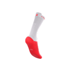  Tất Đạp Xe Compressport Pro Racing Socks v4.0 Bike IRONMAN 2026 - White/Neon Red 