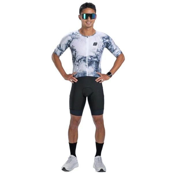 Bộ Quần Áo Ba Môn Nam Zoot Men's Elite Tri Aero Fz Racesuit - Vapor White