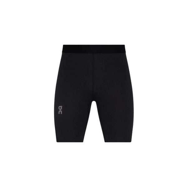 Quần Chạy Bộ Nam On Running Men's Pace Tights Short - Black/Black