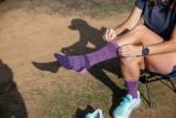  Tất Xỏ Ngón Chạy Địa Hình Injinji Women TRAIL Midweight Crew - Lilac 