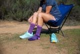  Tất Xỏ Ngón Chạy Địa Hình Injinji Women TRAIL Midweight Crew - Lilac 