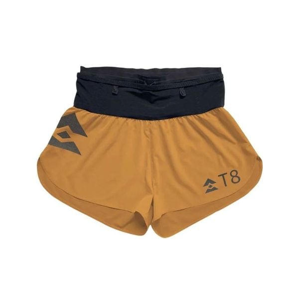 Quần Chạy Bộ Nữ T8 Women's Sherpa Shorts - Gold