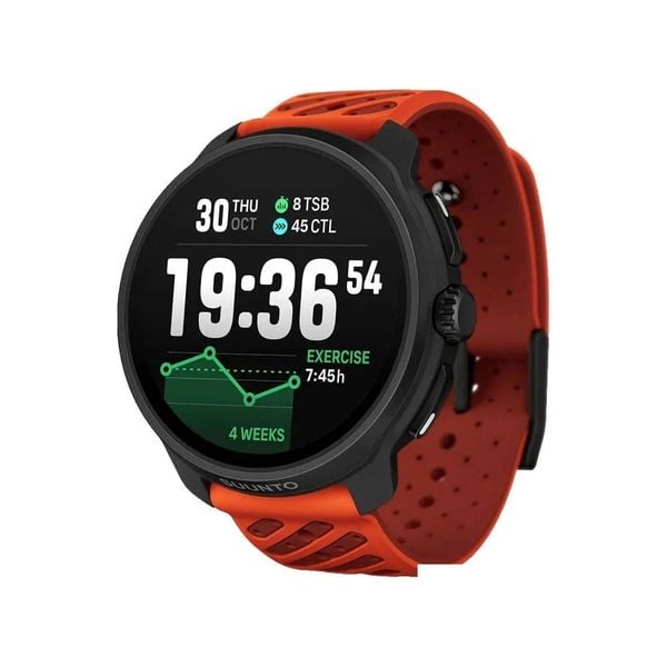 Đồng Hồ Thể Thao GPS Suunto Race 2 Stainless Steel - Coral Orange