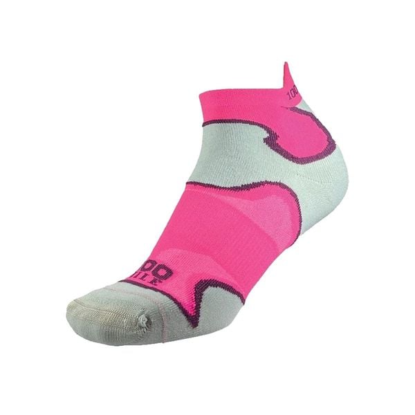 Tất Chạy Bộ 2 lớp 1000 Mile Fusion Double Layer Socklet - Pink/Purple