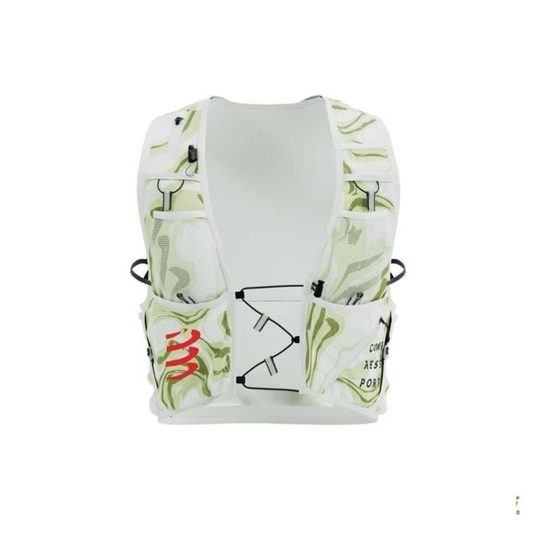 Áo Vest Chạy Địa Hình Compressport UltRun Evo 10 Pack-Sugar/Green Camo