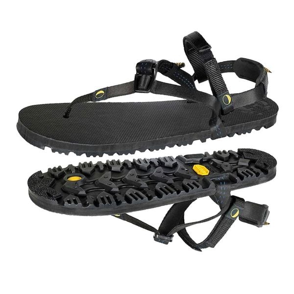 Dép Unisex Luna Sandals Middle Bear Retro - Black