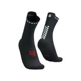  Tất Chạy Bộ Compresspot Pro Racing Socks v4.0 Ultralight Run High - BLACK/WHITE 
