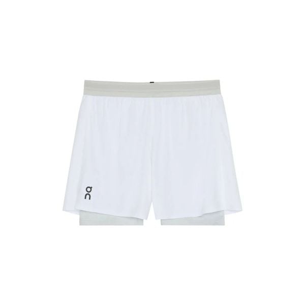 Quần Chạy Bộ Nữ On Running Women's 3" Performance 2/1 Shorts - White/Glacier
