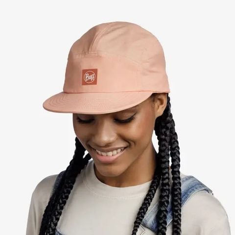 Mũ Chạy Bộ Buff 5 Panel Explore Cap Slen - Orange