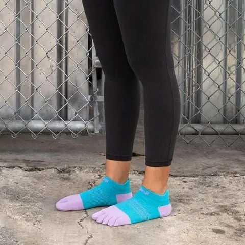 Tất Xỏ Ngón Chạy Bộ Injinji Women Run Lightweight No Show - SPRINKLE