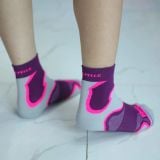  Tất chạy bộ 2 lớp 1000 Mile Women's Fusion Anklet Double Layer - Purple/Grey 