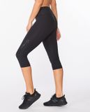  Quần Bó Cơ 2XU Force Mid-Rise Comp 3/4 Tight - Black/Nero 