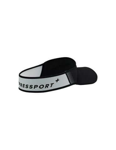 Mũ Chạy Bộ Nửa Đầu Compressport Visor Ultralight - Black/White