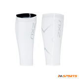  Bó Ống Chân 2XU Compression Calf Unisex - White 
