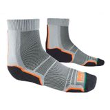  Tất chạy địa hình 1000 Mile Trail Sock Twin Pack (Bộ 2 đôi) - Grey/Purple + Grey/Blue 