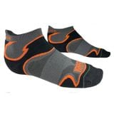  Tất Chạy Bộ 2 lớp 1000 Mile Fusion Double Layer Socklet - Black/Orange 