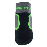  Tất chạy bộ 2 lớp 1000 Mile Fusion Anklet Double Layer - Black/Green 