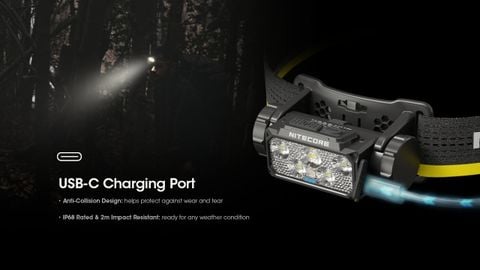 Đèn Đội Đầu Chạy Địa Hình Nitecore HC60 UHE 1600 lumen