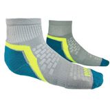  Tất Chạy Bộ 1000 Mile Activ QTR Repreve - Silver/Fluo /Teal 