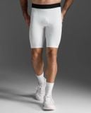  Quần Bó Cơ Nam 2Xu Men's Base Layer Compression Shorts - White 