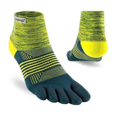 Tất Xỏ Ngón Injinji Women Trail Midweight Mini-Crew - Firefly