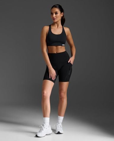 Quần 2XU Form Stash Hi-Rise Bike Shorts - Black