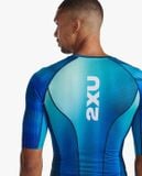  Áo Ba Môn Phối Hợp Triathlon 2XU Aero Tri Sleeved Top - SPG/MAJ 