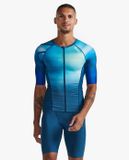  Áo Ba Môn Phối Hợp Triathlon 2XU Aero Tri Sleeved Top - SPG/MAJ 