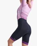  Bộ Quần Áo Ba Môn Phối Hợp Nữ 2XU Light Speed Sleeved Trisuit - Wood Violet/Pastel Pink 