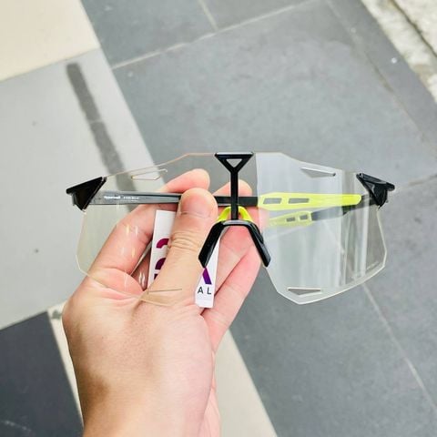 Kính 100% Hypercraft® Gloss Black Photochromic Lens