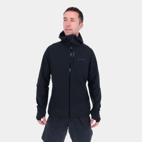 Áo Chạy Địa Hình Chống Nước Nam Inov8 Stormshell FZ V2 - Black