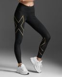  Quần Bó Cơ Nữ 2XU Light Speed Mid-Rise Compression Tights - BLK/GRF 