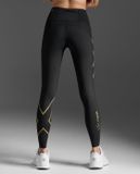  Quần Bó Cơ Nữ 2XU Light Speed Mid-Rise Compression Tights - BLK/GRF 