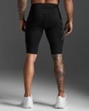  Quần Bó Cơ Nam 2XU Light Speed Compression Shorts Mens - BLK/BRF 