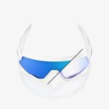  Kính 100% Glendale Tròng Đổi Màu - Bastille - Blue Mirror Photochromic 