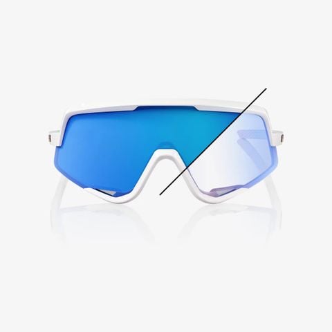 Kính 100% Glendale Tròng Đổi Màu - Bastille - Blue Mirror Photochromic