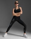  Quần Bó Cơ 2XU Core Compression Tights - Black/SIL 
