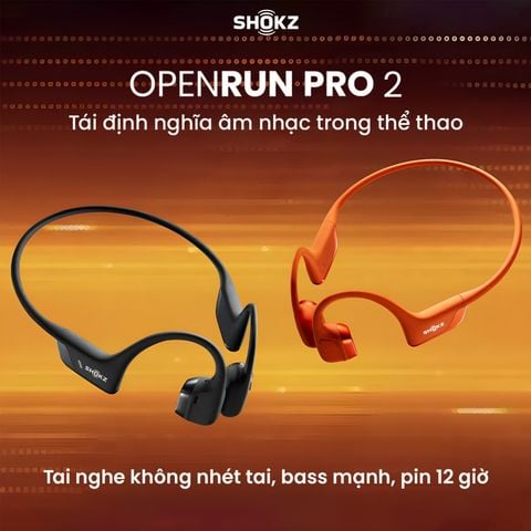 Tai Nghe Thể Thao Truyền Âm Qua Xương Shokz OpenRun Pro