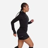  Áo Tay Dài Bó Cơ Nữ Hoka Basezip Long - Black 