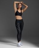 Quần Bó Cơ Nữ 2XU Light Speed Mid-Rise Compression Tights - BLK/BRF 