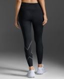  Quần Bó Cơ Nữ 2XU Light Speed Mid-Rise Compression Tights - BLK/BRF 