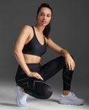  Quần Bó Cơ Nữ 2XU Light Speed Mid-Rise Compression Tights - BLK/BRF 