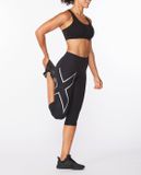  Quần Bó Cơ Nữ 2XU Core Compression 3/4 Tights - BLK/SIL 