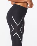  Quần Bó Cơ Nữ 2XU Core Compression 3/4 Tights - BLK/SIL 