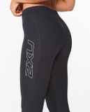  Quần Bó Cơ Nữ 2XU Core Compression 3/4 Tights - BLK/SIL 