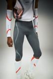  Bó Ống Chân 2XU Lightweight Desert Compression Calf Guards - White/Heat Visions 